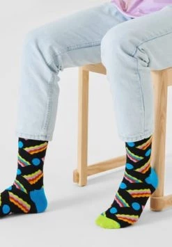 Happy Socks® Socken "Bacon", Verstärkter Zehenbereich 9300 BLACK/ MULTI -socken-struempfe Verkäufe unnamed file 330