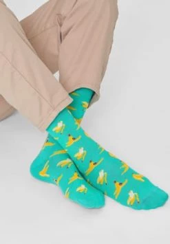 Happy Socks® Socken "Banana Break", Bananenprint, Für Damen Und Herren 7000 GREEN -socken-struempfe Verkäufe unnamed file 335