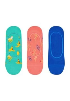 Happy Socks® Füßlinge "Banana", 3er-Pack, Print, Für Damen Und Herren 7000 GREEN -socken-struempfe Verkäufe unnamed file 346