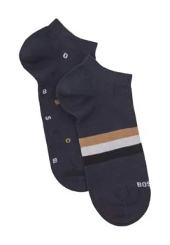 BOSS Finest Soft Cotton Sneakersocken, 2er-Pack, Für Herren 401 DARK BLUE -socken-struempfe Verkäufe unnamed file 35