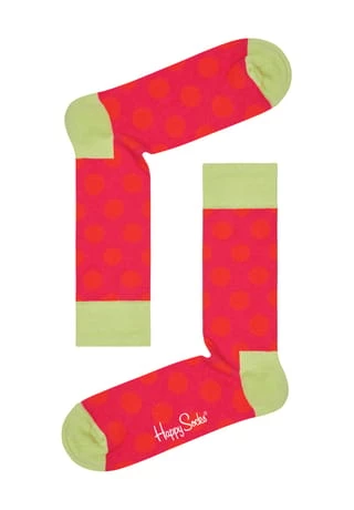 Happy Socks® Big Dot Socken, Punkte-Design 3500 DARK PINK 1 Happy Socks® Big Dot Socken, Punkte-Design 3500 DARK PINK