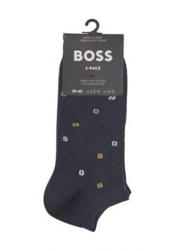 BOSS Finest Soft Cotton Sneakersocken, 2er-Pack, Für Herren 401 DARK BLUE -socken-struempfe Verkäufe unnamed file 36