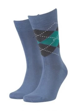 BOSS Socken, 2er-Pack, Argyle, Belastungszonen, Für Herren 438 BRIGHT BLUE