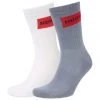 HUGO Socken, Druckfrei, Verstärkte Belastungszonen, 2er-Pack, Für Herren 430 BRIGHT BLUE