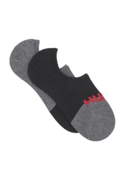 HUGO Füßlinge, 2er-Pack, Logo, Für Herren 001 BLACK -socken-struempfe Verkäufe unnamed file 423