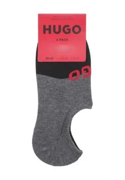 HUGO Füßlinge, 2er-Pack, Logo, Für Herren 001 BLACK -socken-struempfe Verkäufe unnamed file 424