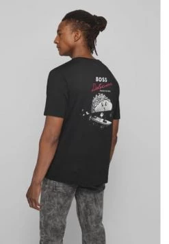 BOSS T-Shirt, Print, Für Herren 1 BLACK -socken-struempfe Verkäufe unnamed file 439