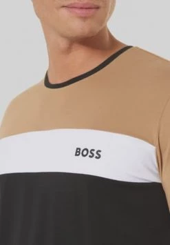 BOSS Pyjama-Oberteil, Markenschriftzug, Für Herren 260 MEDIUM BEIGE -socken-struempfe Verkäufe unnamed file 455
