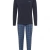 BOSS Schlafanzug, Karo-Design, Für Herren 438 BRIGHT BLUE