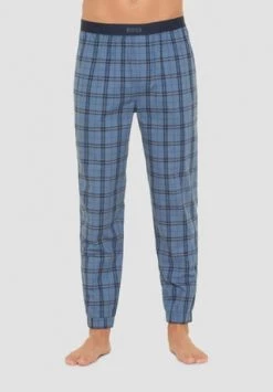 BOSS Schlafanzug, Karo-Design, Für Herren 438 BRIGHT BLUE -socken-struempfe Verkäufe unnamed file 469