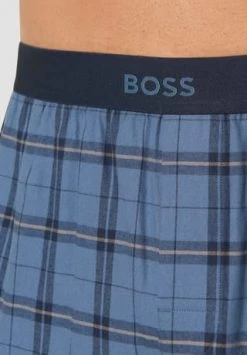 BOSS Schlafanzug, Karo-Design, Für Herren 438 BRIGHT BLUE -socken-struempfe Verkäufe unnamed file 471