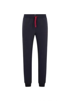 BOSS Herren Hose Lang - Mix & Match Pants, Jogginghose, Loungewear, Stretch Cotton Dunkelblau