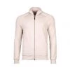BOSS Herren Zip-Jacke - Mix&Match, Loungewear, Sweatjacke, Zipper, Baumwolle, Einfarbig Beige