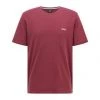 BOSS Herren T-Shirt - Mix & Match, Rundhals, Baumwolle, Logo, Einfarbig, Kurzarm Bordeaux