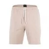 BOSS Herren Shorts - Mix&Match, Loungewear, Sweatshort, Baumwolle, Kurz, Einfarbig Beige