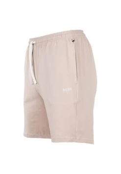 BOSS Herren Shorts - Mix&Match, Loungewear, Sweatshort, Baumwolle, Kurz, Einfarbig Beige -socken-struempfe Verkäufe unnamed file 550