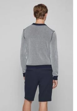 BOSS Pullover, Baumwolle, Für Herren 404 DARK BLUE -socken-struempfe Verkäufe unnamed file 555