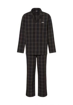 BOSS Schlafanzug, Karo-Design, Für Herren 001 BLACK