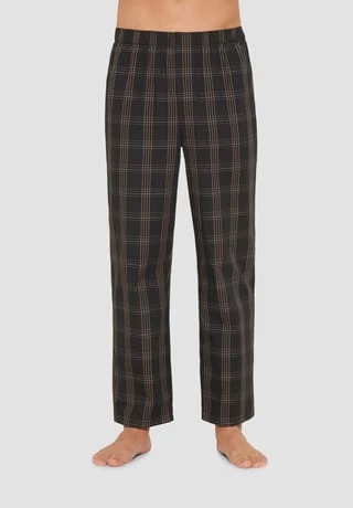 BOSS Schlafanzug, Karo-Design, Für Herren 001 BLACK 4 BOSS Schlafanzug, Karo-Design, Für Herren 001 BLACK – Bild 4