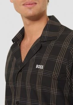 BOSS Schlafanzug, Karo-Design, Für Herren 001 BLACK 10 BOSS Schlafanzug, Karo-Design, Für Herren 001 BLACK -socken-struempfe Verkäufe unnamed file 560