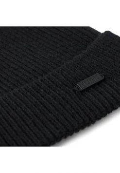 HUGO Herren Mütze - Beanie XAMIR, Strickmütze, Kaschmir, One Size, Einfarbig Schwarz -socken-struempfe Verkäufe unnamed file 565