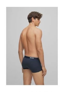 BOSS Pants, 3er-Pack, Baumwollmix, Logo-Bund, Für Herren 480 OPEN BLUE -socken-struempfe Verkäufe unnamed file 599