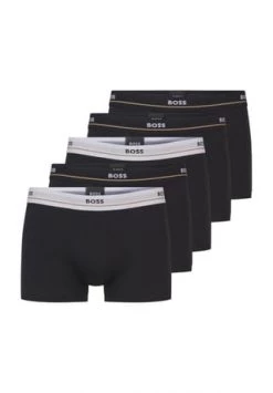 BOSS Bodywear Pants, 5er-Pack, Logo-Bund, Für Herren 001 BLACK -socken-struempfe Verkäufe unnamed file 668