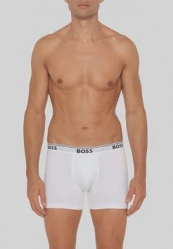 BOSS Pants, 3er-Pack, Logo-Bund, Für Herren 100 WHITE -socken-struempfe Verkäufe unnamed file 693
