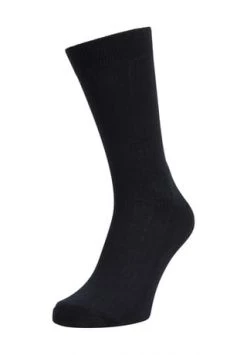 DUNMORE Socken, Plüschsohle, Woll-Anteil, Für Herren Marine