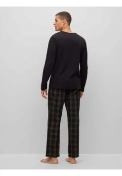 BOSS Herren Pyjama Lang Nightwear Black -socken-struempfe Verkäufe unnamed file 744