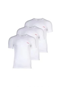 HUGO T-Shirt, Uni, Für Herren 100 WHITE