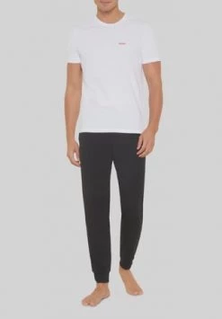 HUGO T-Shirt, Uni, Für Herren 100 WHITE -socken-struempfe Verkäufe unnamed file 782