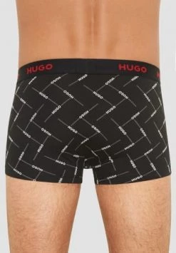 HUGO Boxershorts, 3er-Pack, Logo-Bund, Für Herren Schwarz -socken-struempfe Verkäufe unnamed file 786