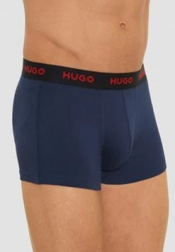 HUGO Boxershorts, 3er-Pack, Logo-Bund, Für Herren Blau -socken-struempfe Verkäufe unnamed file 794