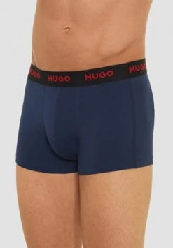 HUGO Boxershorts, 3er-Pack, Logo-Bund, Für Herren Blau -socken-struempfe Verkäufe unnamed file 795