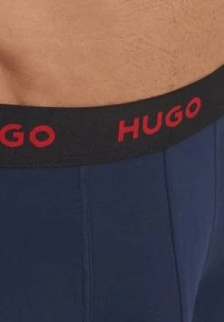 HUGO Boxershorts, 3er-Pack, Logo-Bund, Für Herren Blau -socken-struempfe Verkäufe unnamed file 796