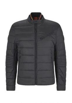 HUGO BOSS Orange Steppjacke, Brusttasche, Stehkragen, Für Herren 001 BLACK