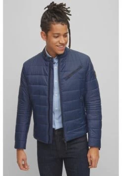 HUGO BOSS Orange Steppjacke, Brusttasche, Stehkragen, Für Herren 404 DARK BLUE -socken-struempfe Verkäufe unnamed file 822