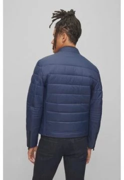 HUGO BOSS Orange Steppjacke, Brusttasche, Stehkragen, Für Herren 404 DARK BLUE -socken-struempfe Verkäufe unnamed file 824