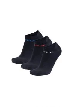 REPLAY Unisex Sneaker Socken, 3er Pack - Kurzsocken, Baumwolle, Logo, Einfarbig, Kurz Schwarz -socken-struempfe Verkäufe unnamed file 85