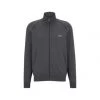 BOSS Herren Zip-Jacke - Mix&Match, Loungewear, Sweatjacke, Zipper, Baumwolle, Einfarbig Dunkelgrau