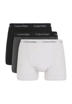 Calvin Klein Pants, Jersey, 3er-Pack, Logobund, Für Herren Schwarz/ Weiß