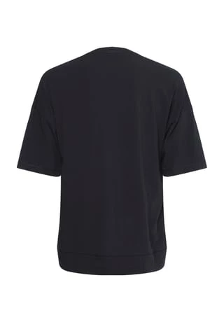 Calvin Klein T-Shirt, Rundhalsausschnitt, Modischer Print, Uni, Für Herren Schwarz 3 Calvin Klein T-Shirt, Rundhalsausschnitt, Modischer Print, Uni, Für Herren Schwarz – Bild 3