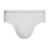 Calvin Klein Unterhose, Slip, Unifarben, Label, Für Herren Weiß