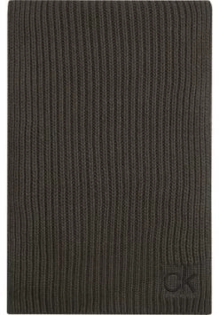 Calvin Klein Schal, Gestrickt, Logo, Für Herren Oliv -socken-struempfe Verkäufe unnamed file 969
